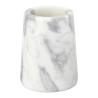 Buy cheap Great Flower White Marble Bathroom Accessories Sets With Black Parts from wholesalers
