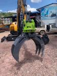Excavator Hydraulic Log Grapple For Demolition Rock Work CE Approval