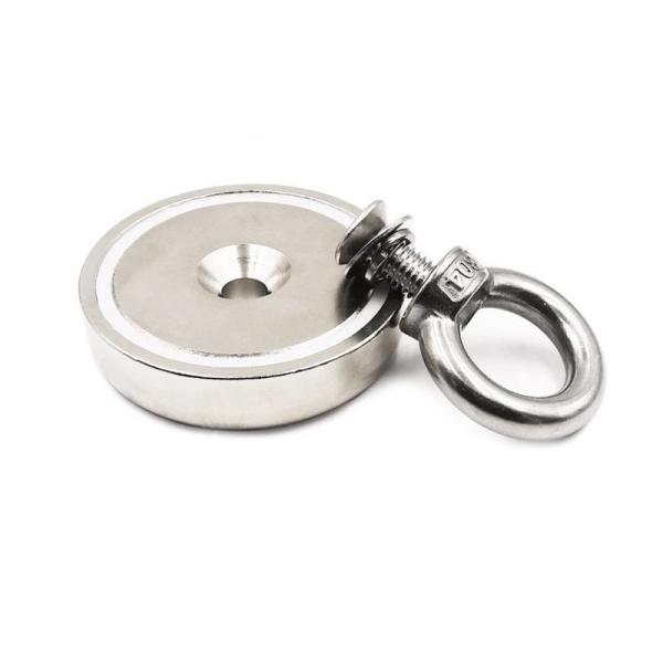 Quality Axial Countersunk Neodymium Eyebolt Magnet With Nickel Coating for sale