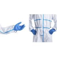 Buy cheap Comfortable Safety Protective Clothing , Medical Waterproof Disposable Coveralls product