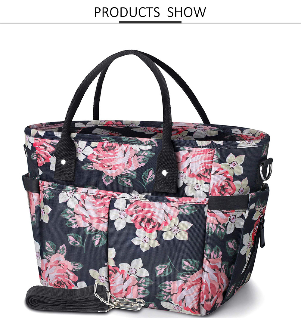 Fashion Lunch Tote Bag with Detachable Shoulder Strap for Women