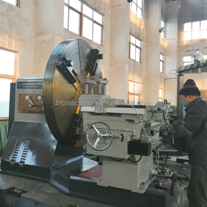 Model Metal Floor Lathe Flange Horizontal Flat Face Lathe