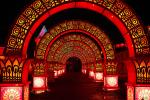 Outdoor Fabric Chinese Lanterns Waterproof For New Year Decoration