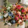 Buy cheap Artificial flowers, fake flowers, diamond tea buds, plastic tea roses, artificial flowers, decorative flowers, photography props from wholesalers
