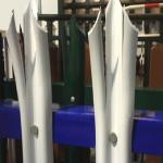 Customized heavy duty palisade fence panels W type head top palisade fencing