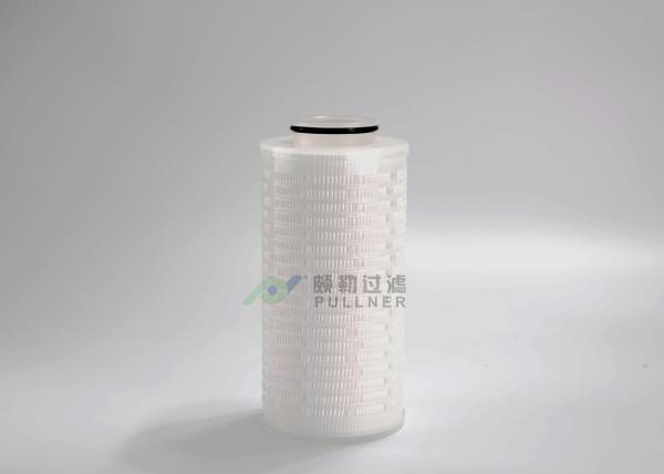 Buy cheap 20 Inch PES Membrane Filter Cartridge Pleated for Final Filtration 0.2 Micron from wholesalers