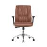 Buy cheap 330mm Radius Ergonomic Revolving High Back Managers Chair SGS PU Casters from wholesalers