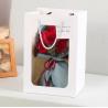 Buy cheap ISO9001 230gsm Cardboard Gift Bags With Clear Window Rectangle Shape from wholesalers