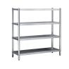 Buy cheap Industrial Heavy Duty Stainless Steel Storage Shelves , 5 Feet Long Open Metal Shelving from wholesalers