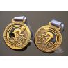 Buy cheap Bike Sports Marathon Finisher Metal Award Medals Imitation Antique Gold Plating from wholesalers