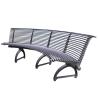Buy cheap Custom Curved Outdoor Metal Benches For Bus Stop Park Street from wholesalers