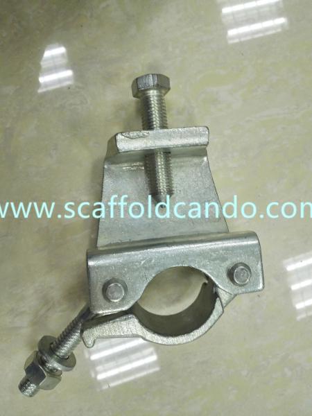 Buy cheap Good loading capacity BS1139 Q235 Scaffolding galvanized Drop forged beam coupler 48.3mm Girder clamp for sale from wholesalers