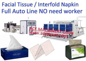 China V Fold Hand Towel Machine With Auto Transfer To Paper Towel Packing Machine on sale