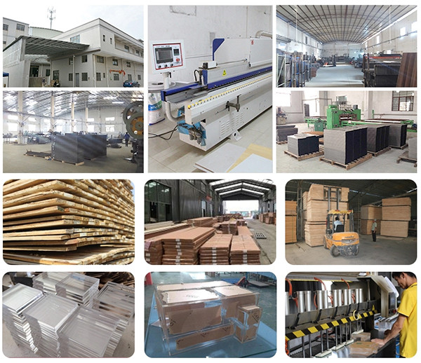 400mm Depth 800mm Height Metal And Wood Industrial Shelves For Supermarket
