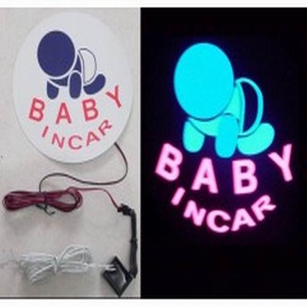 Buy cheap customized light up el logo// el sticker/ el badge from wholesalers