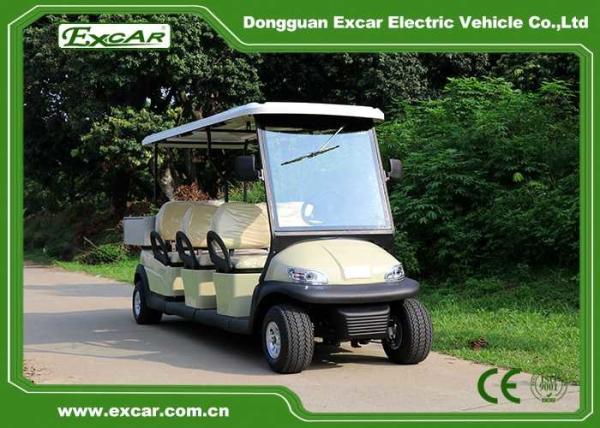 Buy cheap Excar 6 Seater Golf Buggy With 800x1100x280mm Aluminum Cargo Box from wholesalers