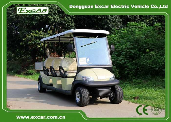 Excar 6 Seater Golf Buggy With 800x1100x280mm Aluminum Cargo Box