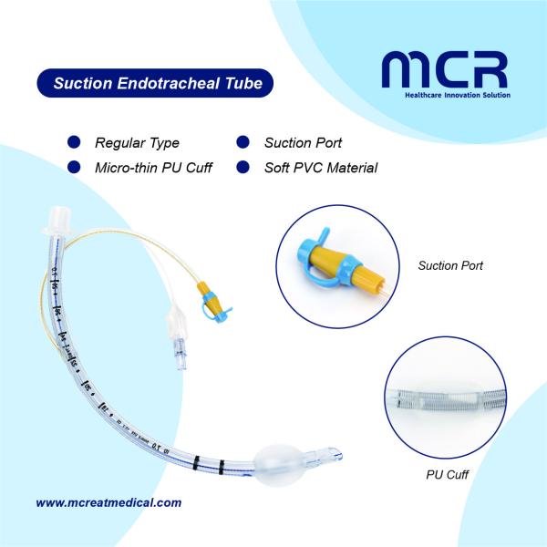 Buy cheap Softer PVC Endotracheal Tube with Suction Port from wholesalers