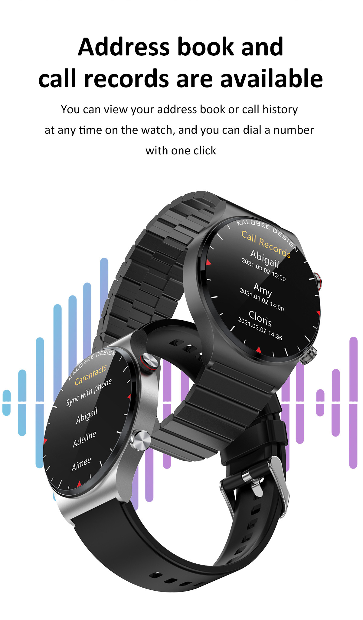 290mAH 1.3 Inch Bluetooth Sport Smartwatch IPS Screen