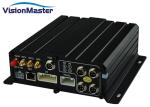 Vehicle Black 1080P HD Video Security DVR , High Definition Mobile DVR For Buses