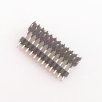 Buy cheap Dual row 2.54mm pitch 90 degree male header product