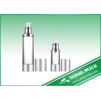 Buy cheap Airless Pump Bottle Silver Frosted Airless Sprayer Bottle 15ml 30ml product