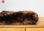 Bedspread Faux Luxury Fur Blanket , Supersoft Black Mixed Coffee Faux Fur Throw