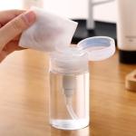 Transparent Leak Proof Make Up Remover Bottle With Pump Dispensing