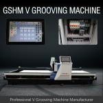 Hydraulic V Slotting Machine For Elevator Part Sheet Metal Grooving Machine 1232