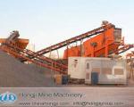 Hongji portable 350--400t/h stone crushing plant
