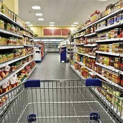 Buy cheap Powder Coated Heavy Duty Single Sided Retail Racks Supermarket Shelves from wholesalers