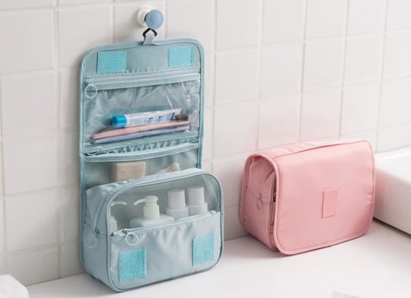 Large capacity portable travel toiletries bag luggage waterproof multi