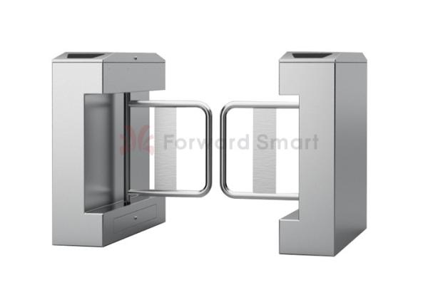 Buy cheap Servo Motor Mechanism Glass Swing Turnstile Gate from wholesalers
