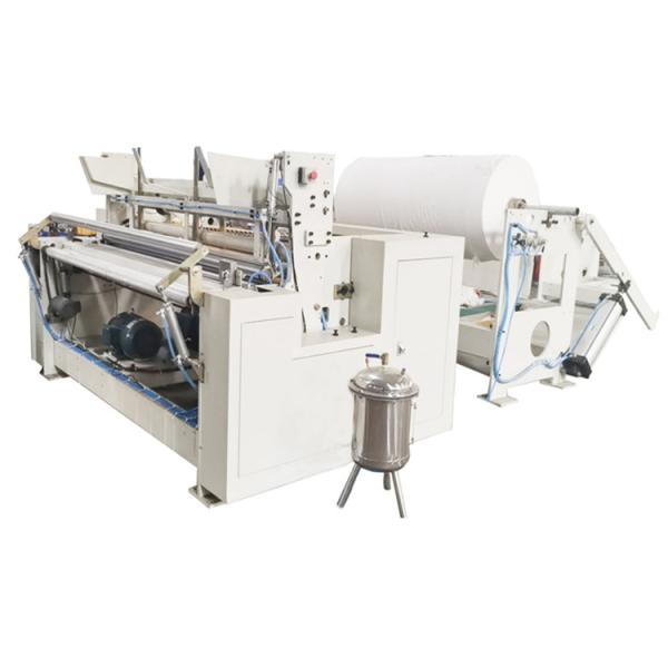 Buy cheap Pneumatic Rewinder HMI Toilet Roll Making Machine 500m/Min from wholesalers