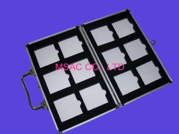 Buy cheap MSAC 12 Pcs Aluminum Display Box MS-St-28 Lightweight For Marble Carrying from wholesalers
