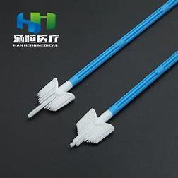 Buy cheap ISO13485 Broom Head Gynecology Examination Cervical Sampler With Battery Supply from wholesalers