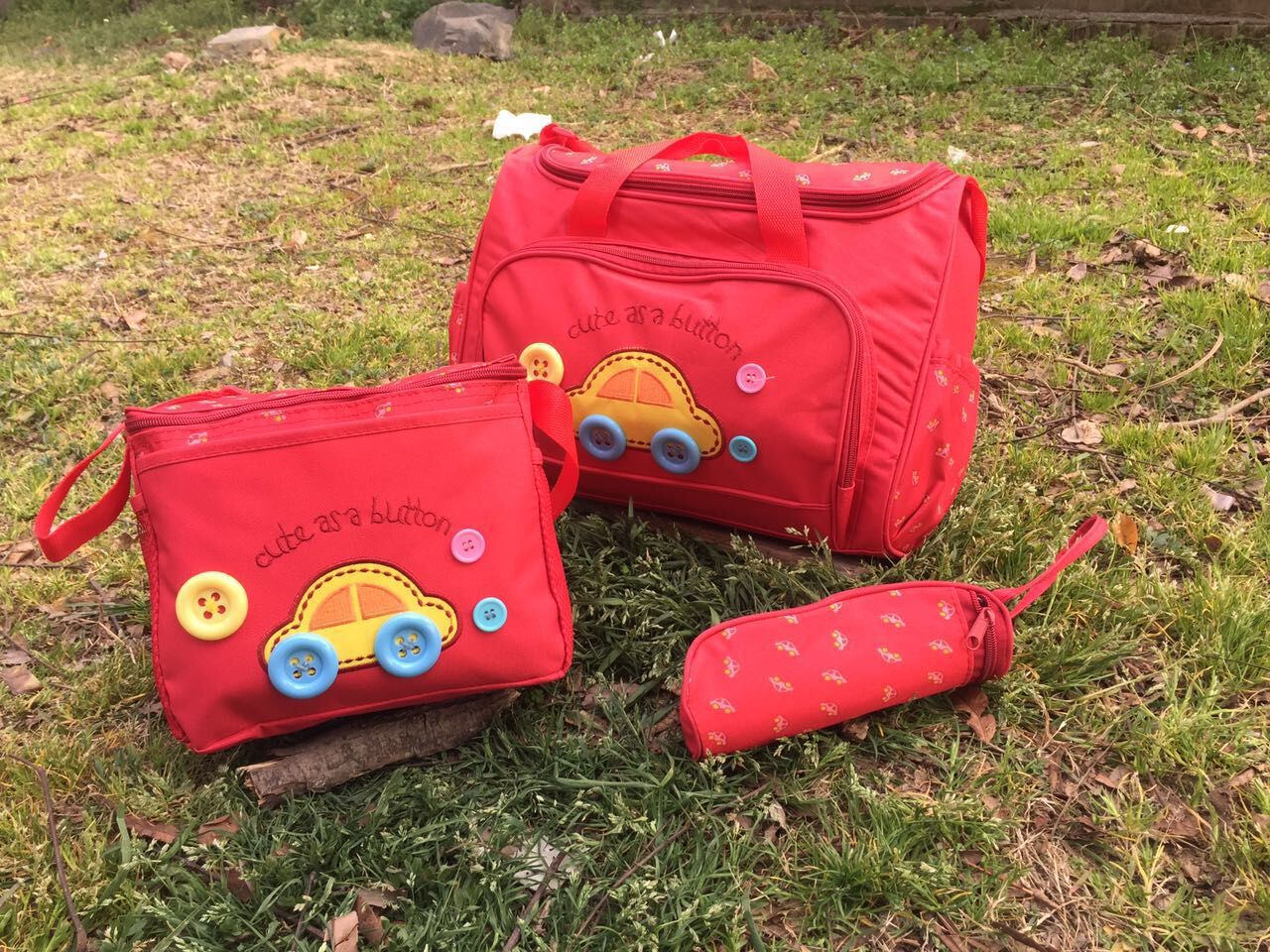 4pcs One Set Mommy Diaper Bag Multi Function Maternity Mother Baby Stroller Bags