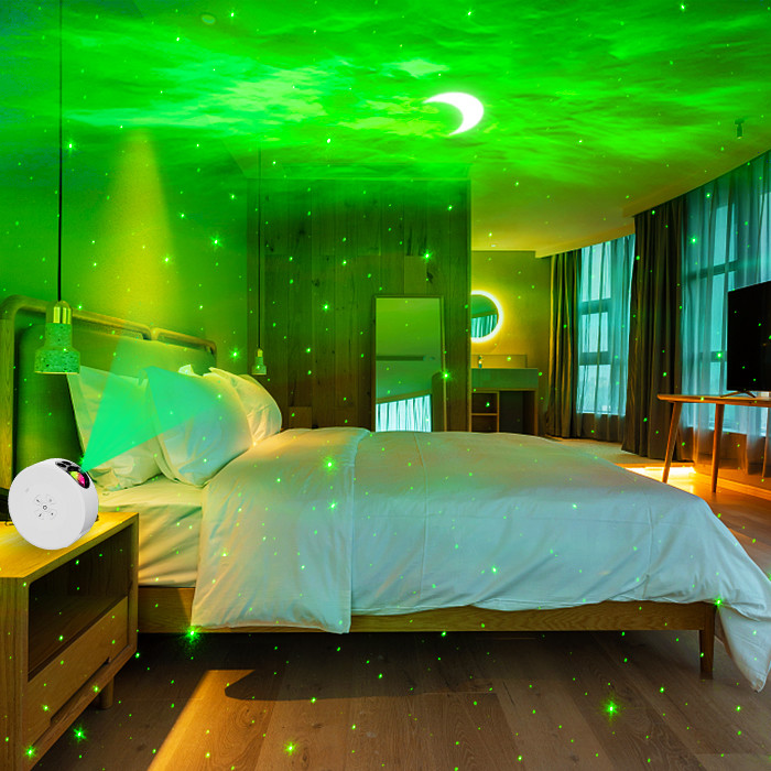 Rotatable Durable Moon Star Projector Light RGB LED For Bedroom