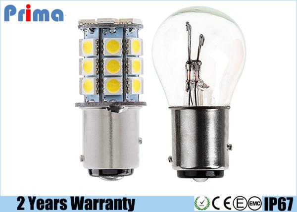 Buy cheap 1157 LED Car Light Bulbs 27 SMD LED Tower 10 - 30V DC Range 360 Degree Beam from wholesalers