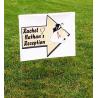 Buy cheap Custom Shaped Coroplast Signs Yard Card Printing 3-5mm Thickness from wholesalers