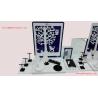Buy cheap CounterJewelry Display Set Customized Design White & Black Acrylic Stand for Showcase from wholesalers