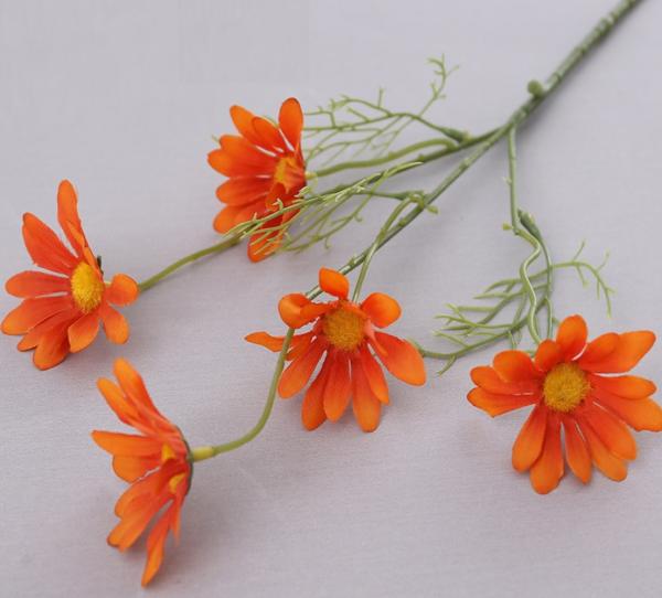 Buy cheap Decorative Fabric Five Heads Artificial Daisy Branches 50cm Length from wholesalers