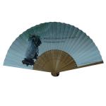 Vintage Chinese Folding Hand Fan Decorative Painted For Wedding Birthday Party