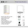 Buy cheap IP65 waterproof DALI dimmable 30W COB LED down light&outdoor LED down lamp for bathroom from wholesalers
