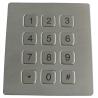 Buy cheap 16 Keys Scrachproof Ps2 Metal Keypads Durable With 4 Holes Top Mounting Version from wholesalers