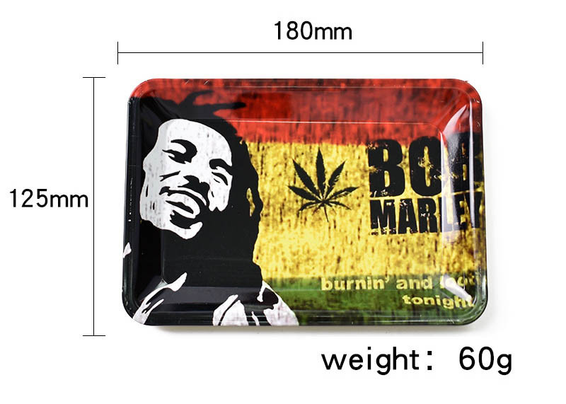 180 * 125mm Portable Cigarette Tray Weed Cannabis Roller Operation Tray