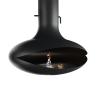 Buy cheap Black Roof Mounted Ceiling Carbon Steel Float Suspended Bioethanol Fireplace from wholesalers
