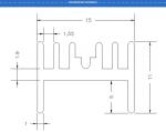 Triode Pcb Chip Board Electronic Heat Sink Aluminum Profiles For Mos Tubes