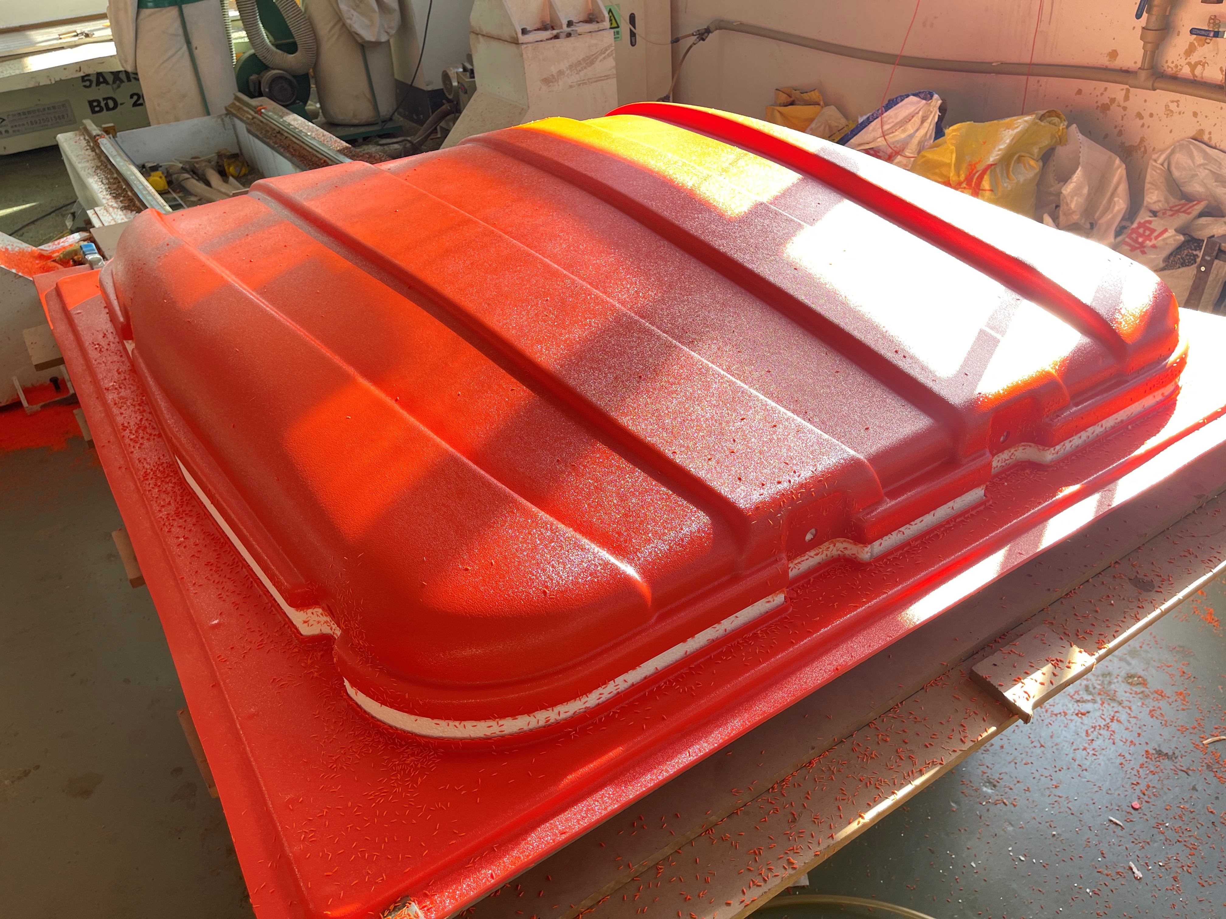 Custom Auto Roof Automotive Plastic Products Auto Spare Parts Bumpers Vacuum Forming Service within 32 Years Experience