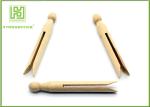 Durable Wooden Craft Sticks Round Clothpins Book Marks Wooden Clip